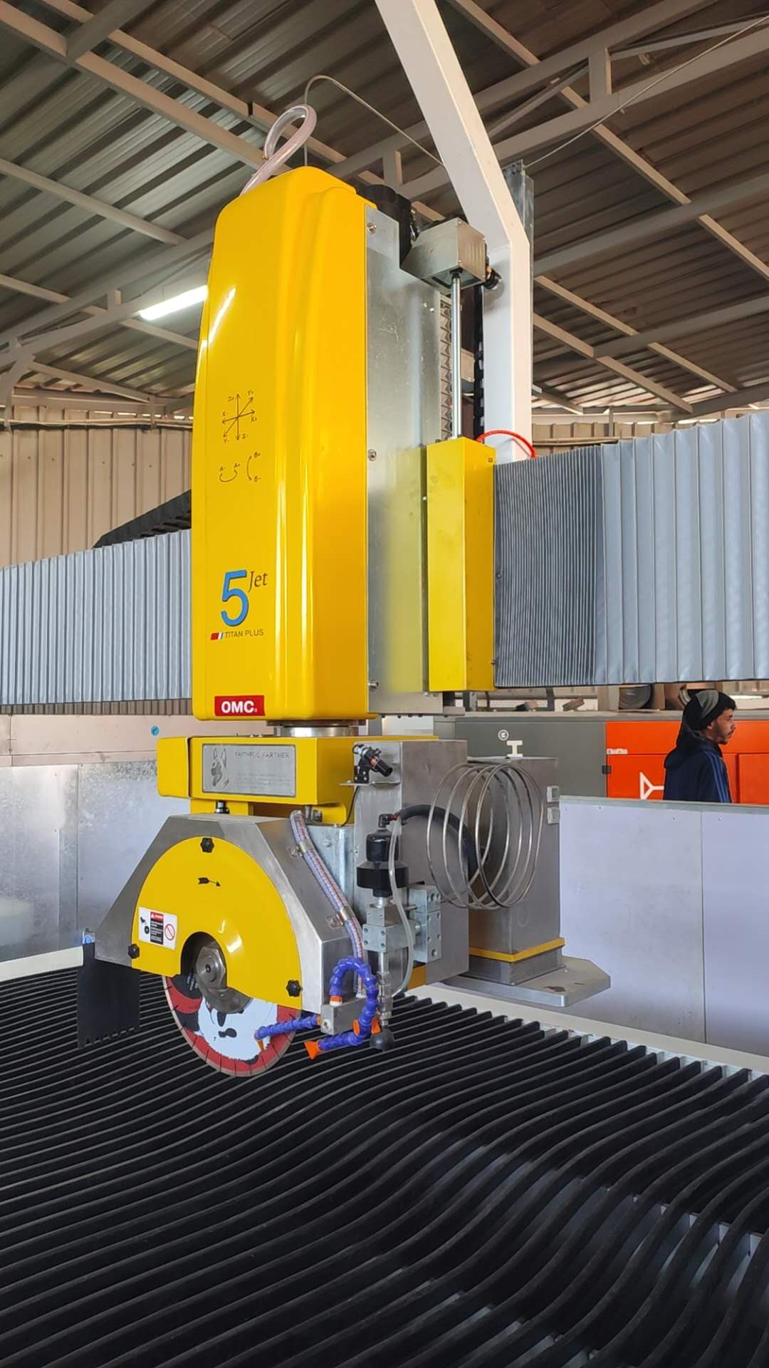 OMC Titan Jet Plus 5 Eksen CNC Saw Jet Makinesi — ek görsel