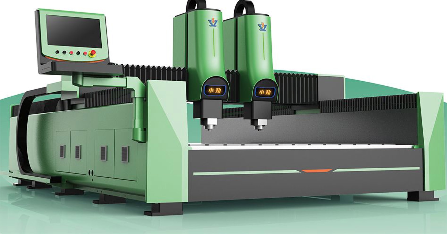Jinzuan XJ-3013-2D Çift Kafalı CNC Taş Freze (Oyma) Makinesi