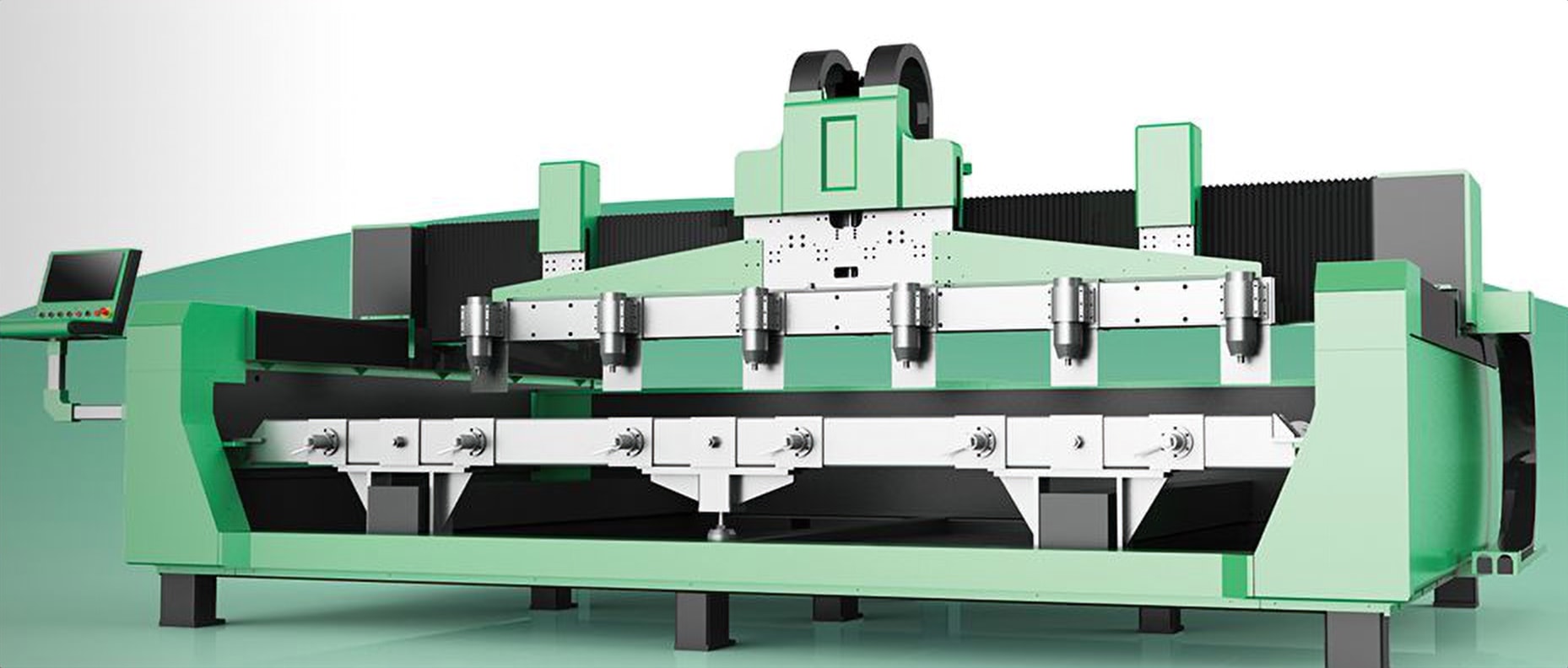 Jinzuan 10040-6D/8D Çok Kafalı Silindirik Oyma (Sütun) Makinesi
