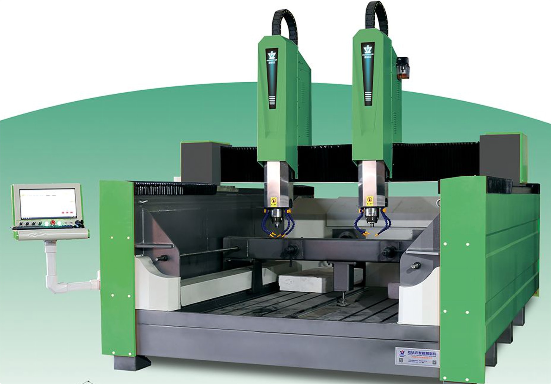 Jinzuan 3010PY-2D Düz ve Silindirik Oyma CNC Freze Makinesi