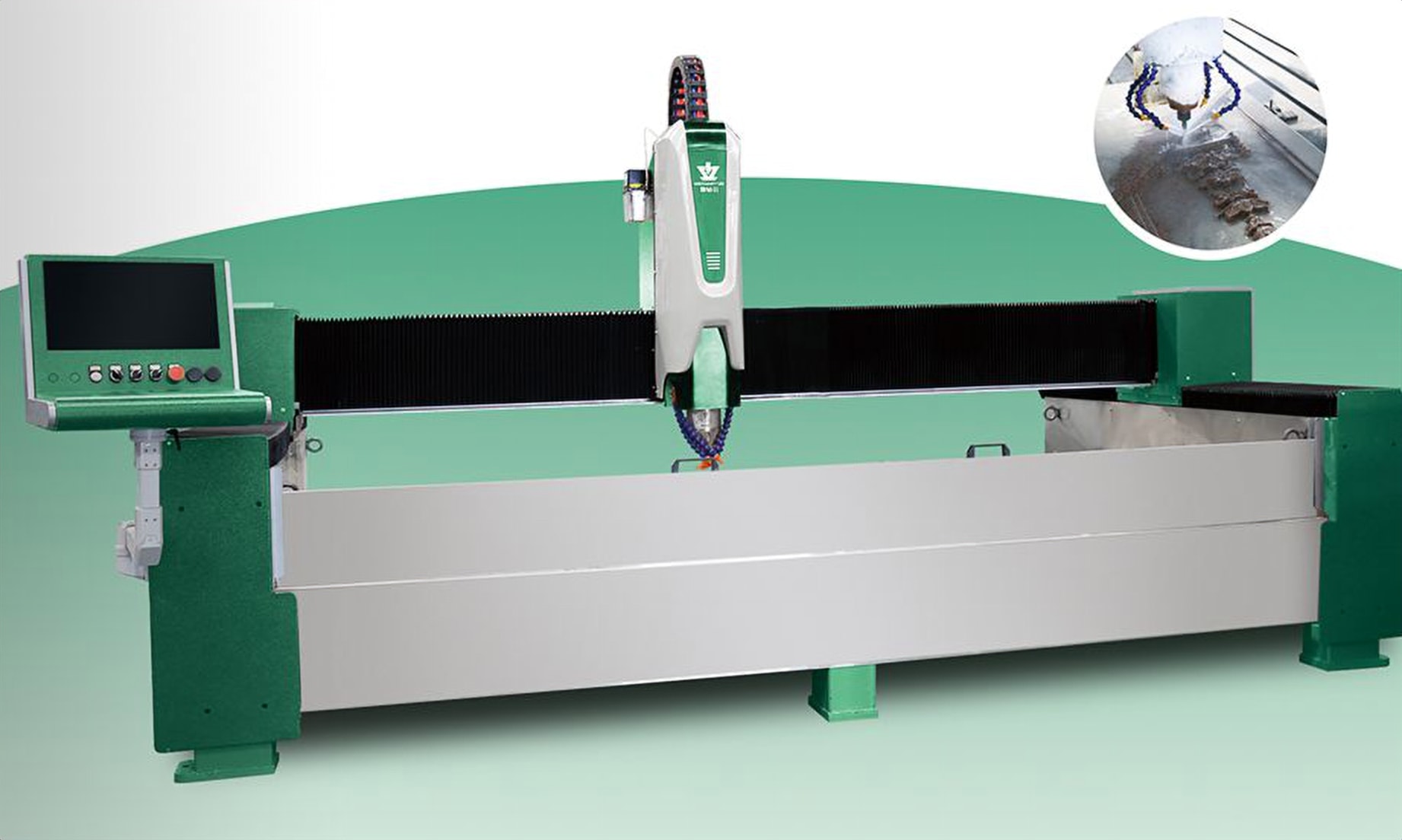 Jinzuan 2515T-1D 3 Eksen CNC Taş Freze Makinesi
