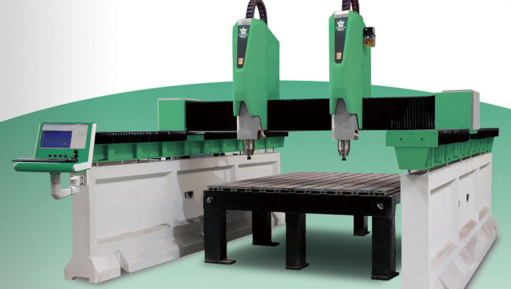 Jinzuan 2540Q-2D Köprü Tipi CNC Taş Oyma Makinesi