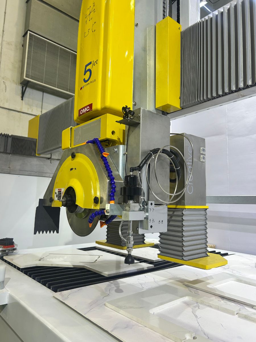 OMC Titan Jet Plus 5 Eksen CNC Saw Jet Makinesi — ek görsel